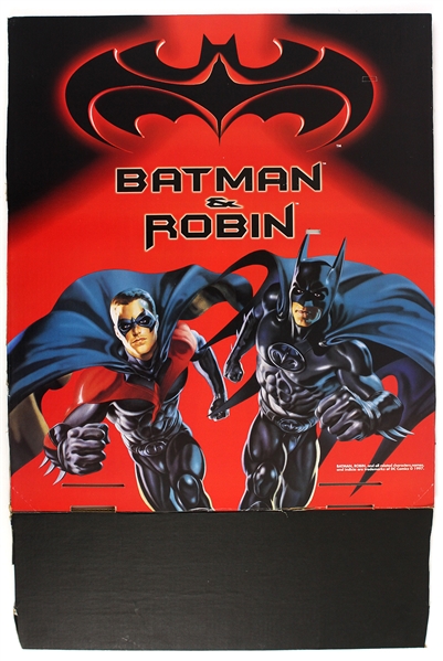 1995-97 Batman Forever and Batman & Robin Advertising Displays - Lot of 2