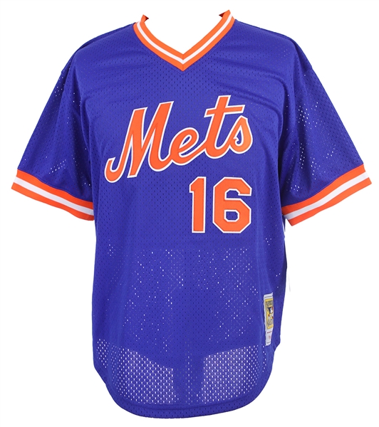 1980s Dwight "Doc" Gooden New York Mets Autographed Authentic Mitchell and Ness Batting Practice Jersey (JSA)