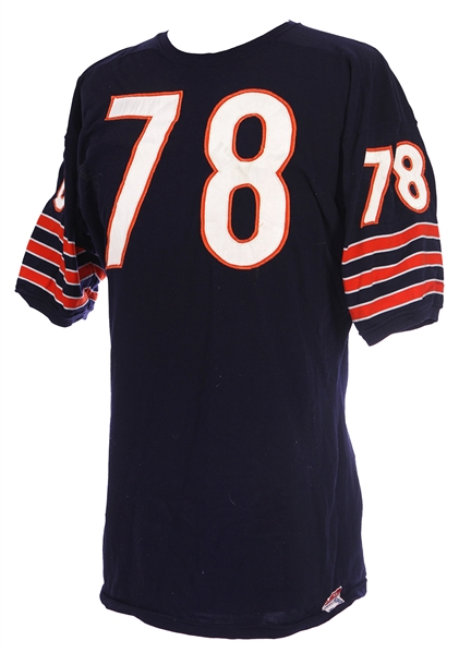 1970 Harry Gunner Chicago Bears Game Worn Home Jersey (MEARS A10)
