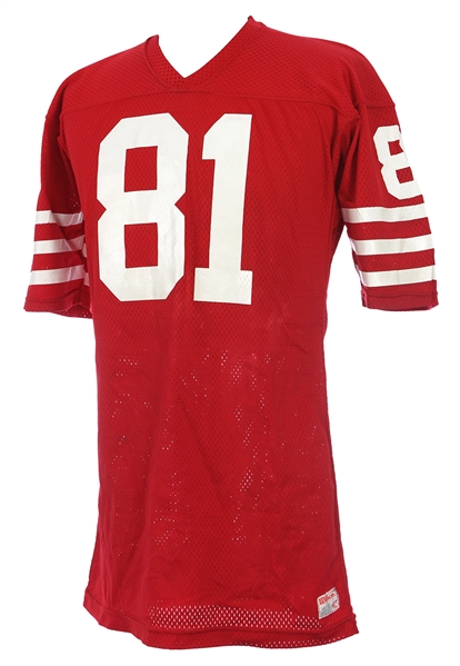 1982-85 Russ Francis San Francisco 49ers Game Worn Home Jersey (MEARS LOA)