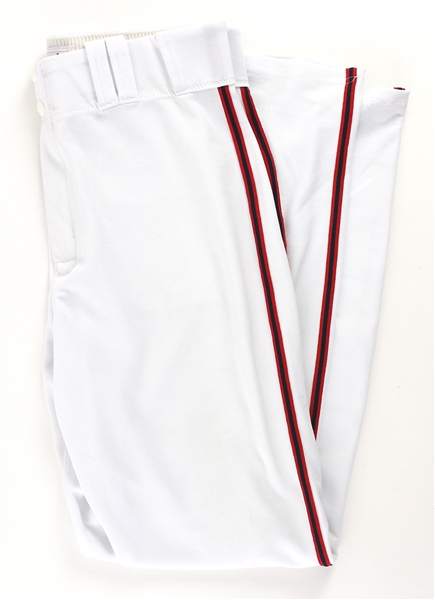 2006 Barry Larkin Washington Nationals Home Uniform Pants (MEARS LOA)