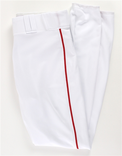 2010 Barry Larkin Cincinnati Reds Home Uniform Pants (MEARS LOA) 
