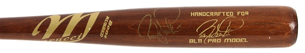 2003-04 Barry Larkin Cincinnati Reds Signed Marucci Professional Model Bat (MEARS LOA/JSA)