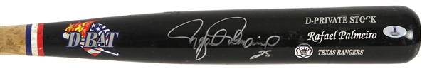 2002-03 Rafael Palmeiro Texas Rangers Signed DBat Professional Model Game Used Bat (MEARS A9/JSA & PSA/DNA)