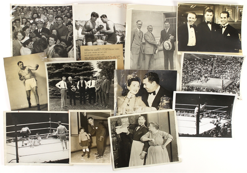 1920s Jack Dempsey Heavy Weight Champion Vintage Original Photo Collection (Lot of 23)