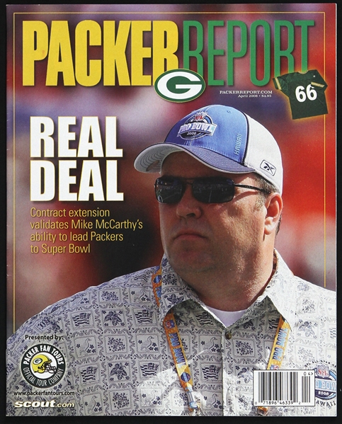 2008 Mike McCarthy Green Bay Packers Packer Report