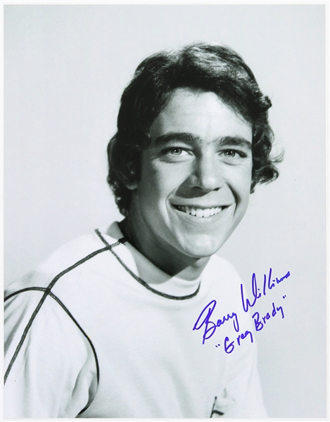 1969-1974 Barry Williams The Brady Bunch Signed 11"x 14" Photo (JSA)