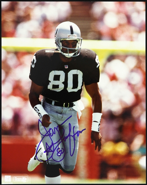 1990s James Lofton Los Angeles Raiders Signed 8" x 10" Photo (JSA)