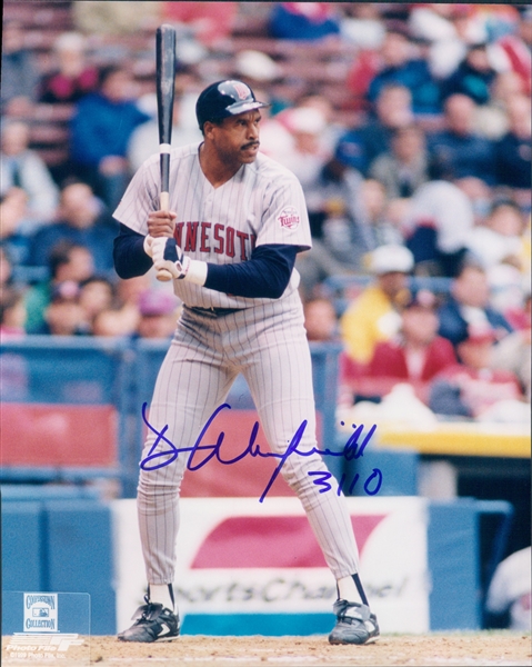 1993-1994 Dave Winfield Minnesota Twins Autographed Colored 8"x10" Photo (JSA)