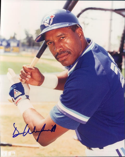 1992 Dave Winfield Toronto Blue Jays Autographed Colored 8"x10" Photo (JSA)