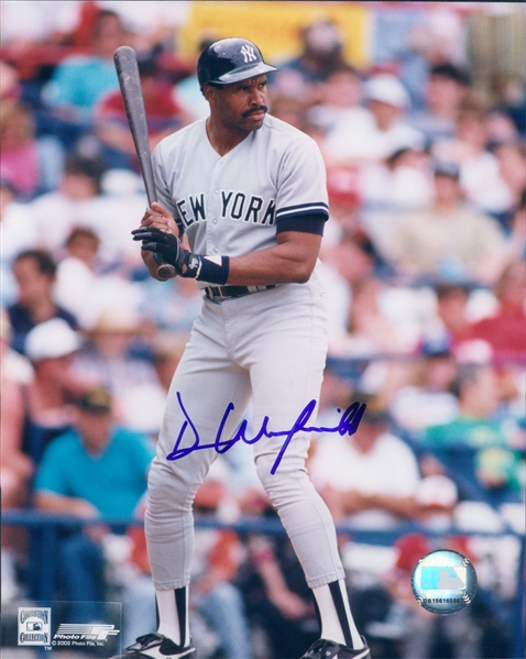 1981-1988, 1990 Dave Winfield New York Yankees Autographed Colored 8"x10" Photo (JSA)