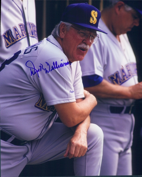 1986-1988 Dick Williams Seattle Mariners Autographed Colored 8"x10" Photo (JSA)
