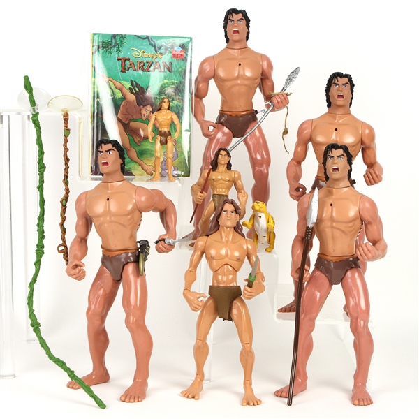 1999 Tarzan Action Figure Collection - Lot of 8