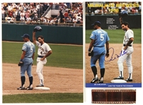 1988 Milwaukee Brewers Paul Molitor George Brett Negative and Autograph Program 