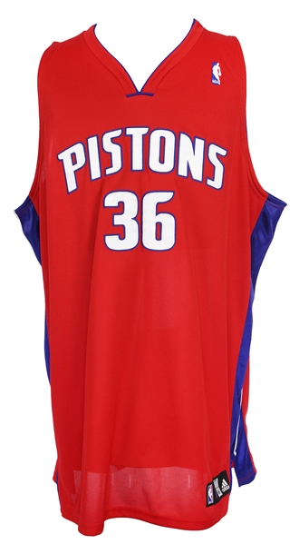 2006-08 Rasheed Wallace Detroit Pistons Alternate Jersey