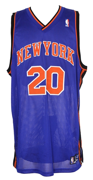 2001-05 Allan Houston New York Knicks Road Jersey 
