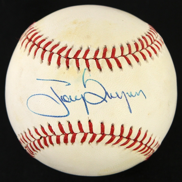 1991-92 Tony Gwynn San Diego Padres Signed ONL White Baseball (JSA)