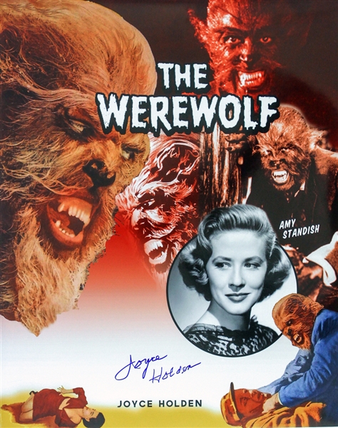 1956 Joyce Holden The Werewolf Signed LE 16x20 Color Photo (JSA)