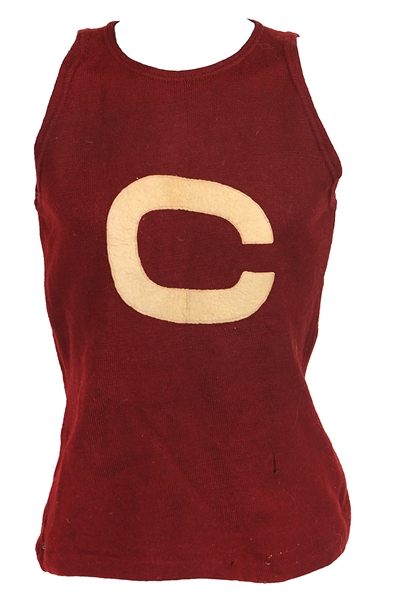 1903-12 Cornell Big Red Game Worn Basketball Jersey (MEARS LOA)