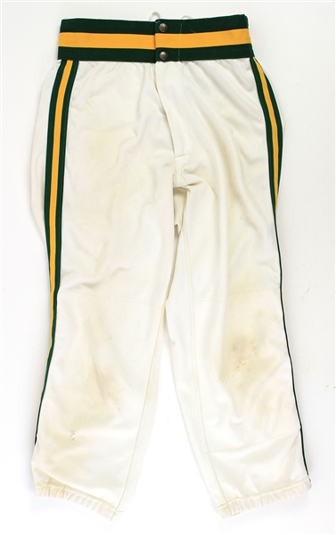 1983-84 Oakland Athletics Game Worn Home Uniform Pants (MEARS LOA)