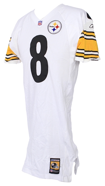2001 Tommy Maddox Pittsburgh Steelers Game Worn Road Jersey (MEARS LOA)