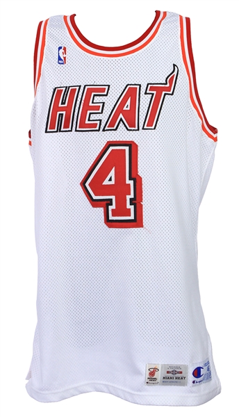 1994-95 Harold Miner Miami Heat Home Jersey (MEARS LOA)