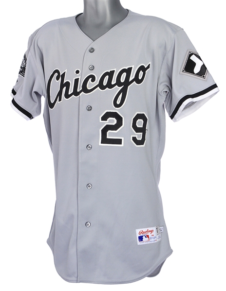 1991 Jack McDowell Chicago White Sox Game Worn Road Jersey (MEARS LOA)