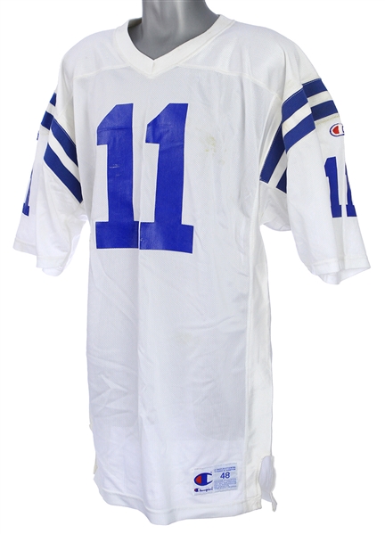 1990-91 Jeff George Indianapolis Colts Signed Road Jersey (MEARS LOA/JSA)