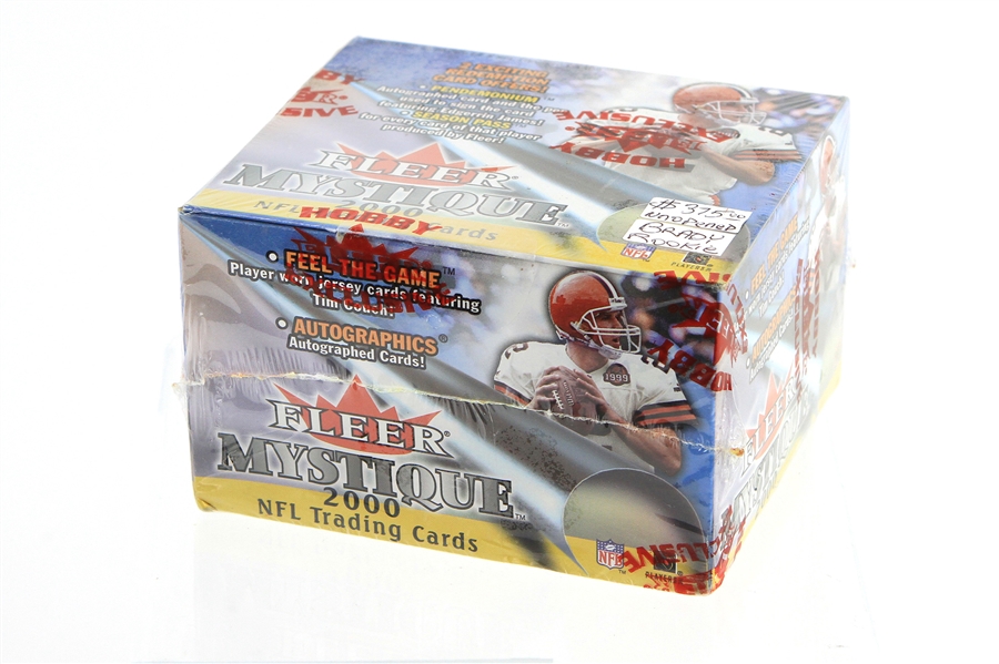 2000 Fleer Mystique Factory Sealed Wax Box w/ 20 Packs of 5 Cards Each (Possible Brady Rookie)