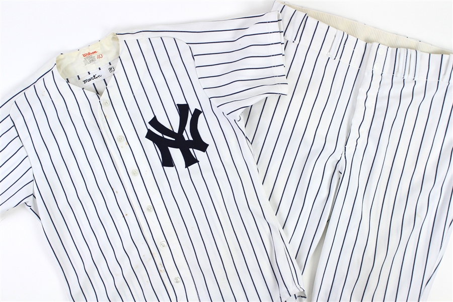 1983 Billy Martin New York Yankees Home Tribute Uniform