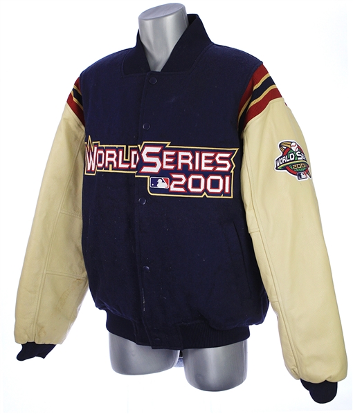 2001 Matt Williams Arizona Diamondbacks Game Worn World Series Letterman Style Jacket