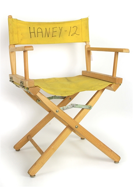 1977-78 Larry Haney Milwaukee Brewers Folding Clubhouse Chair (MEARS LOA)