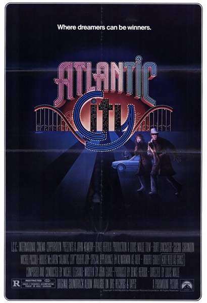 1980 Atlantic City 27"x 41" Movie Poster 
