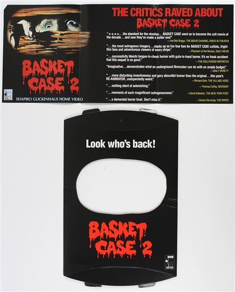 1990 Basket Case 2 12"x 19" Film Display 