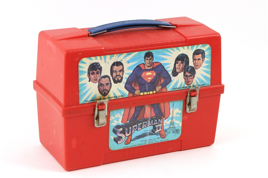1980 Superman II Aladdin Industries Plastic Lunchbox