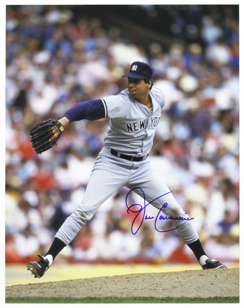 1988-1989 John Candelaria New York Yankees Signed 11"x 14" Photo (JSA)