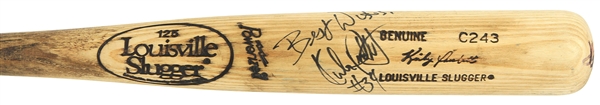 1986-89 Kirby Puckett Minnesota Twins Signed Louisville Slugger Professional Model Game Used Bat (MEARS A10/*Full JSA Letter*)