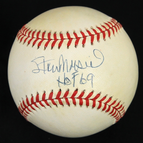 1995-99 Stan Musial St. Louis Cardinals Signed ONL Coleman Baseball (PSA/DNA)