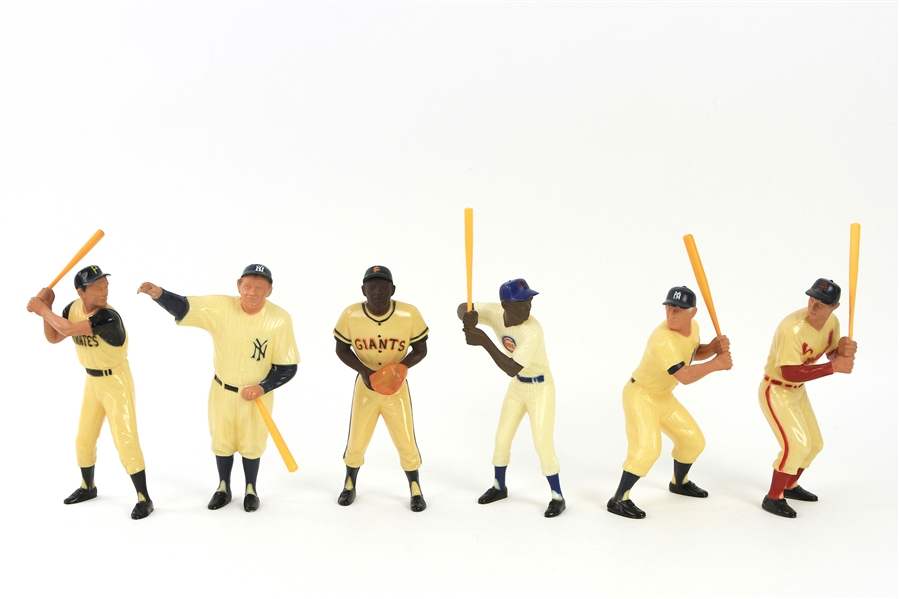 1960s Hartland Baseball Statue Collection - Lot of 18 w/ Mickey Mantle, Ted Williams, Willie Mays, Babe Ruth, Hank Aaron & More