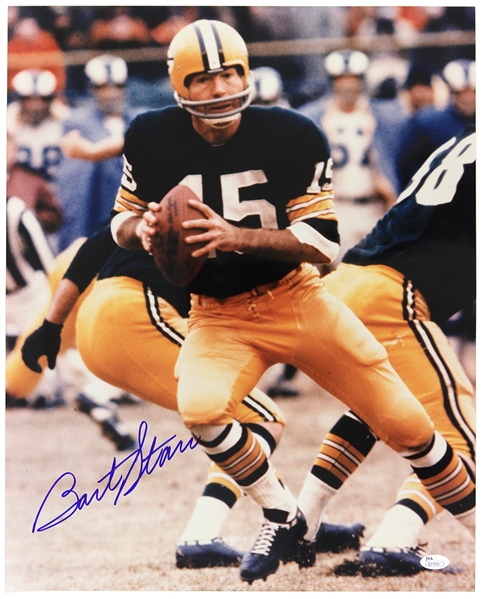 2000s Bart Starr Green Bay Packers Signed 16"x 20" Photo (*JSA*)