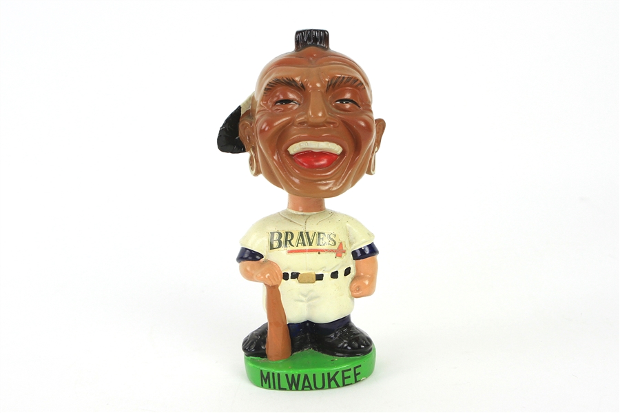 1962-64 Milwaukee Braves Indian Mascot 7" Bobble Head