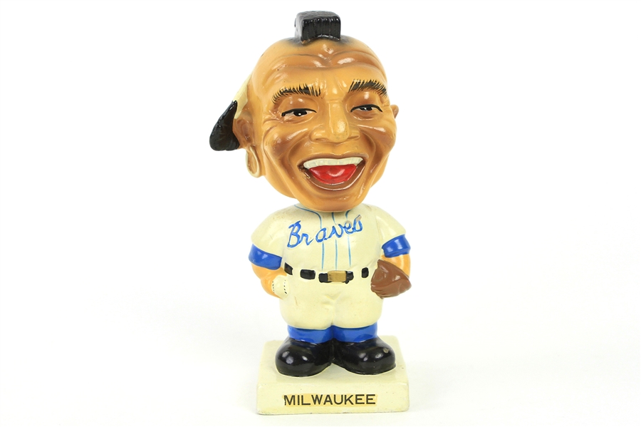 1961-62 Milwaukee Braves Indian Mascot 7" Bobble Head