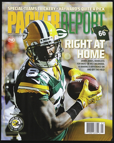 2013 James Jones Green Bay Packers Packer Report 