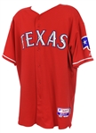 2010 (May 7) Justin Smoak Texas Rangers Game Worn Alternate Jersey (MEARS LOA/MLB Hologram)