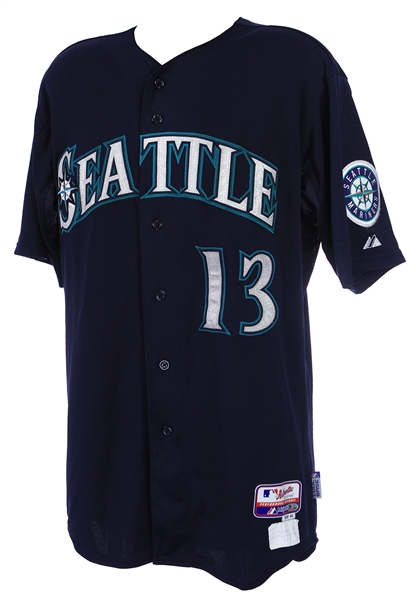 2013 Dustin Ackley Seattle Mariners Game Worn Alternate Jersey (MEARS LOA/MLB Hologram)