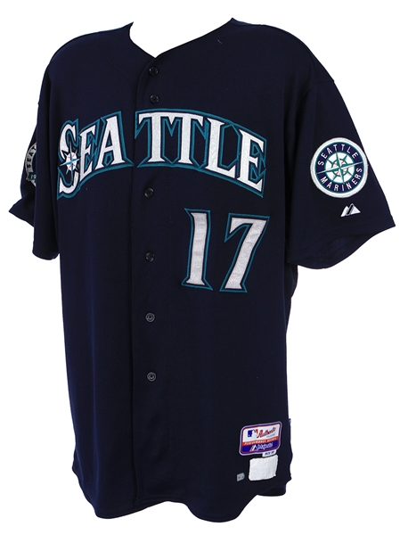 2012 (September 29) Justin Smoak Seattle Mariners Game Worn Alternate Jersey (MEARS LOA/MLB Hologram)