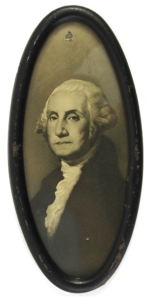 1789-1797 George Washington 3 1/2"x 7 1/2" Framed Photo 