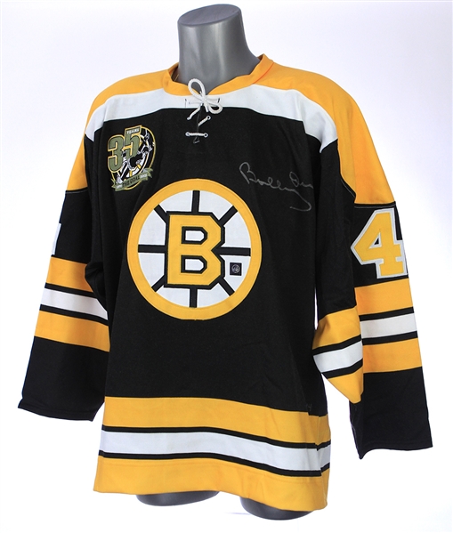 2005 Bobby Orr Boston Bruins Signed Great North Road "The Goal" 35th Anniversary Throwback Jersey (JSA/Great North Road COA) 108/144