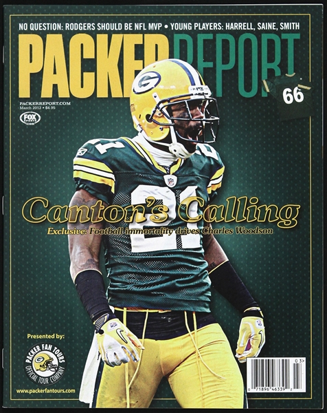 2012 Charles Woodson Green Bay Packers Packer Report