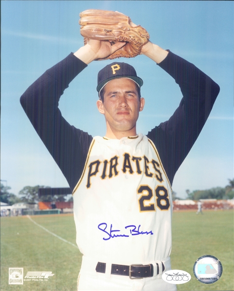 1964-74 Steve Blass Pittsburgh Pirates Signed 8" x 10" Photo (*JSA*)